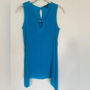 Sami & Jo Vibrant Blue Sleeveless Blouse